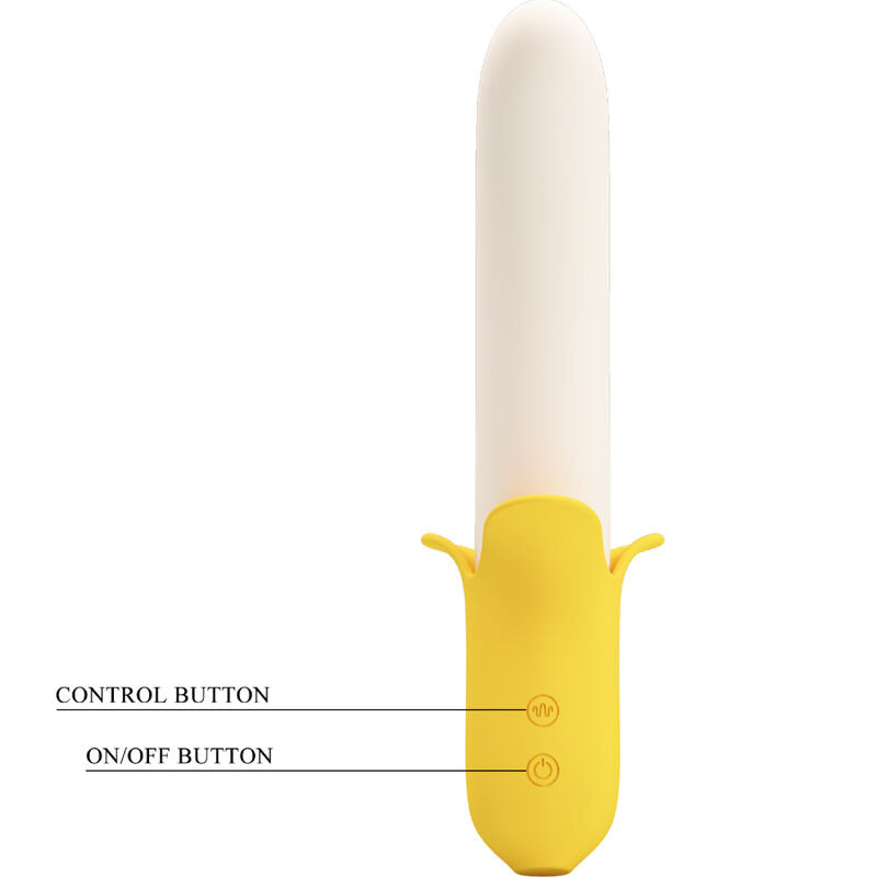 PRETTY LOVE - BANANA GEEK SUPER POWER 7 VIBRATIONEN UP&DOWN SILIKON SCHWARZ – Erotik-Zubehör Bild 7