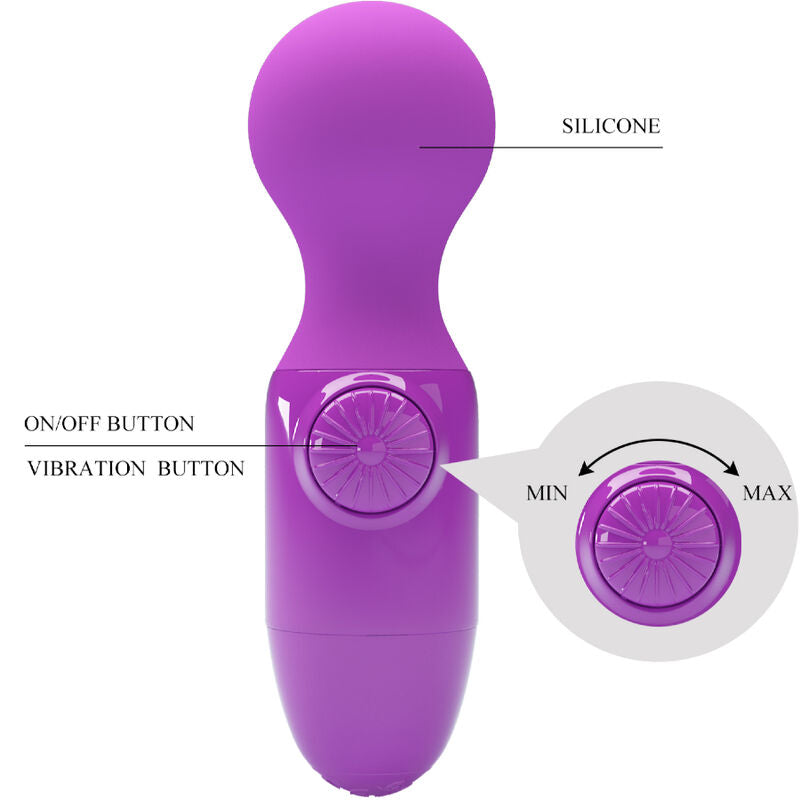 PRETTY LOVE - LILA MINI-PERSÖNLICHES MASSAGER – Massager Vibrator Bild 13