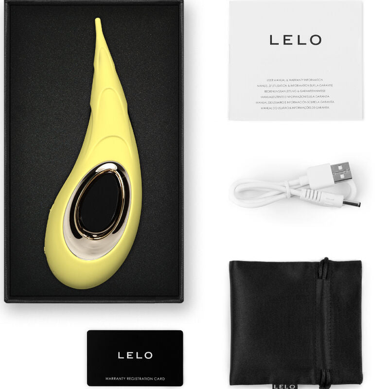 LELO - DOT CRUISE GELBER KLITORIS-STIMULATOR Klitorisstimulator Produktansicht und Details