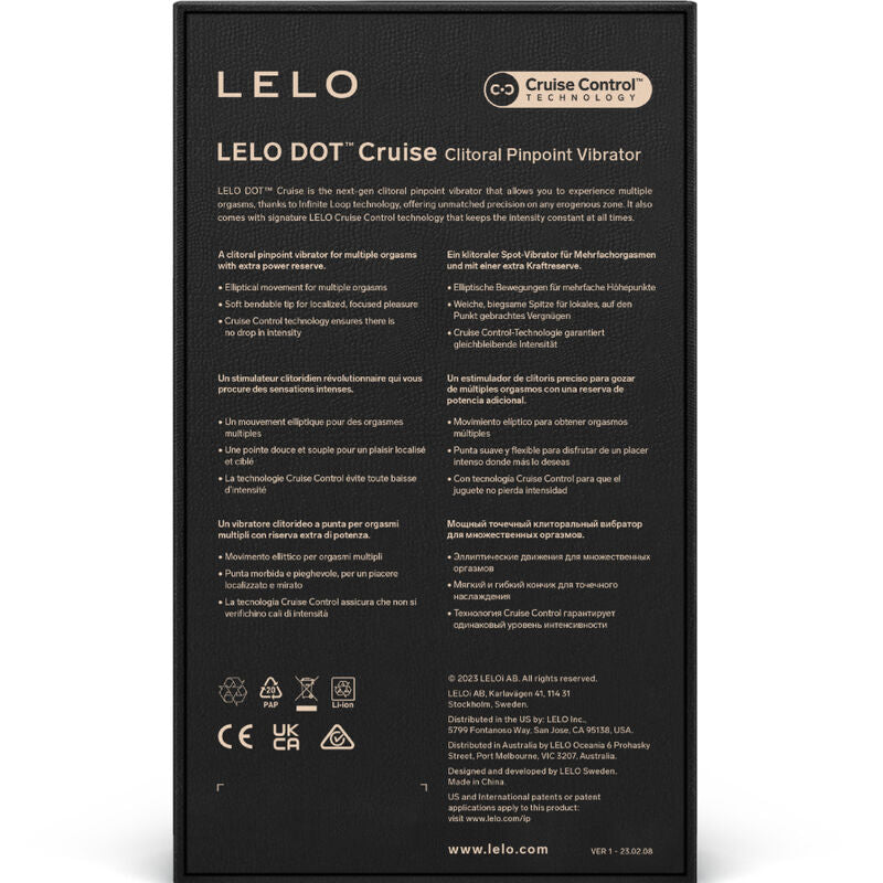 LELO - DOT CRUISE KLITORISTIMULATOR OCKER ORANGE für intensive Stimulation und Self-Love