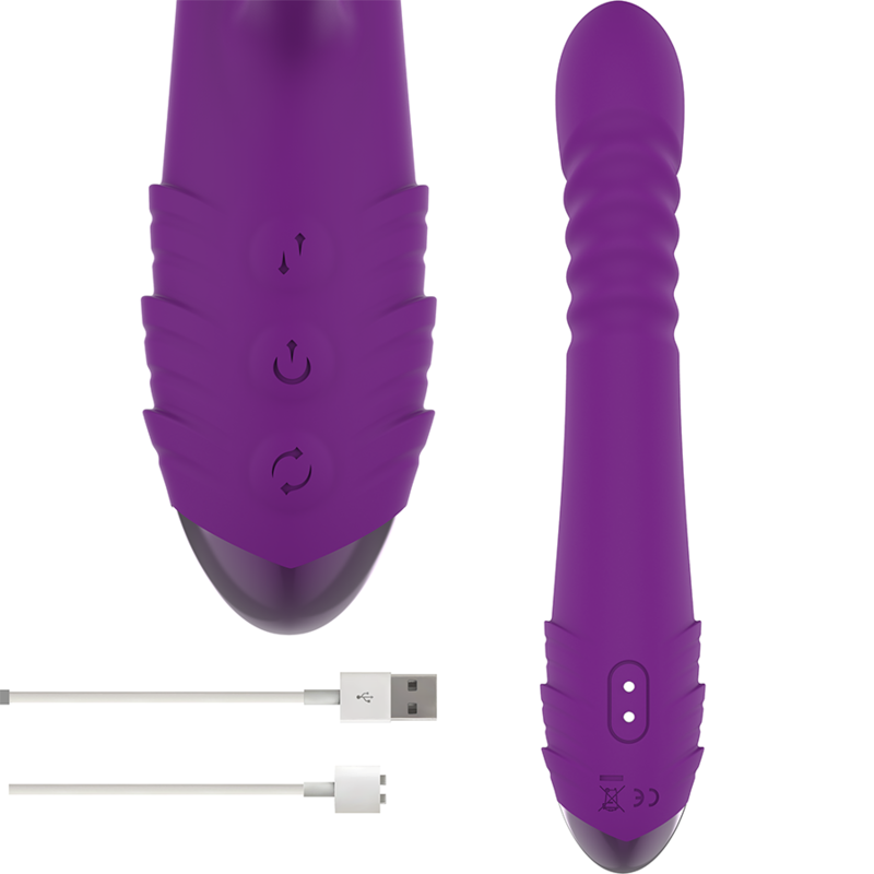 Intense Iggy Multifunktionsvibrator – Up & Down, Klitorisstimulator, USB, lila für intensive Stimulation und Self-Love