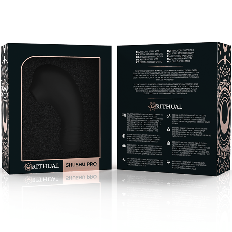 RITHUAL - SHUSHU PRO POCKET KLITORIS-STIMULATOR 2 LEISTUNGSSTARKE JET-MOTOREN – Klitorisstimulator Bild 13