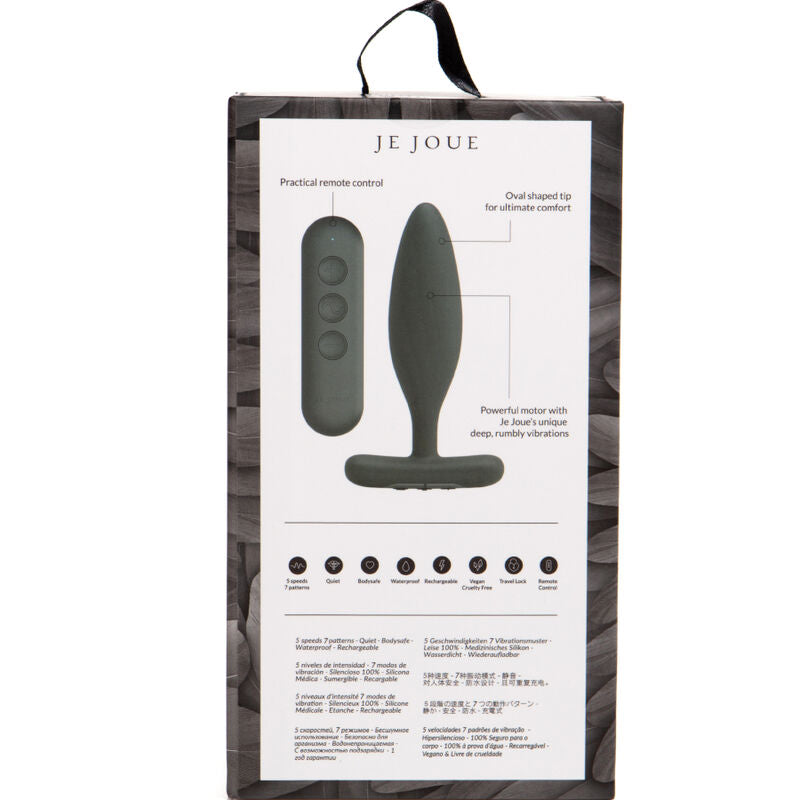 JE JOUE - VESTA ANAL PLUG VIBRATOR SCHWARZ – Analplug Bild 9