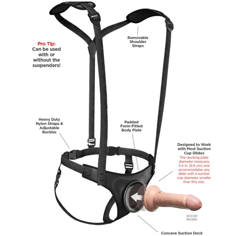 PIPEDREAMS - BODY DOCK STRAP-ON-HOSENTRÄGER – Dessous-Body Bild 10