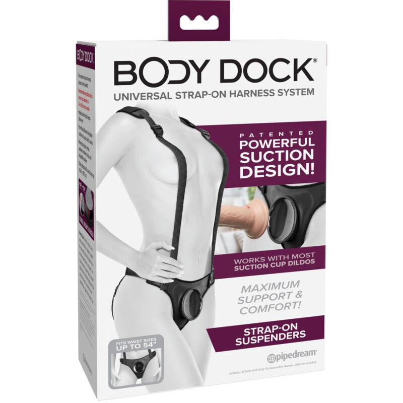 PIPEDREAMS - BODY DOCK STRAP-ON-HOSENTRÄGER – Dessous-Body Bild 1