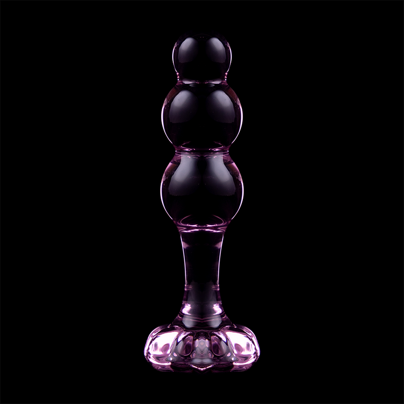NEBULA SERIES BY IBIZA - MODELL 1 ANALPLUG BOROSILIKATGLAS ROSA 10.5 CM -O- 3 CM – Analplug Bild 13