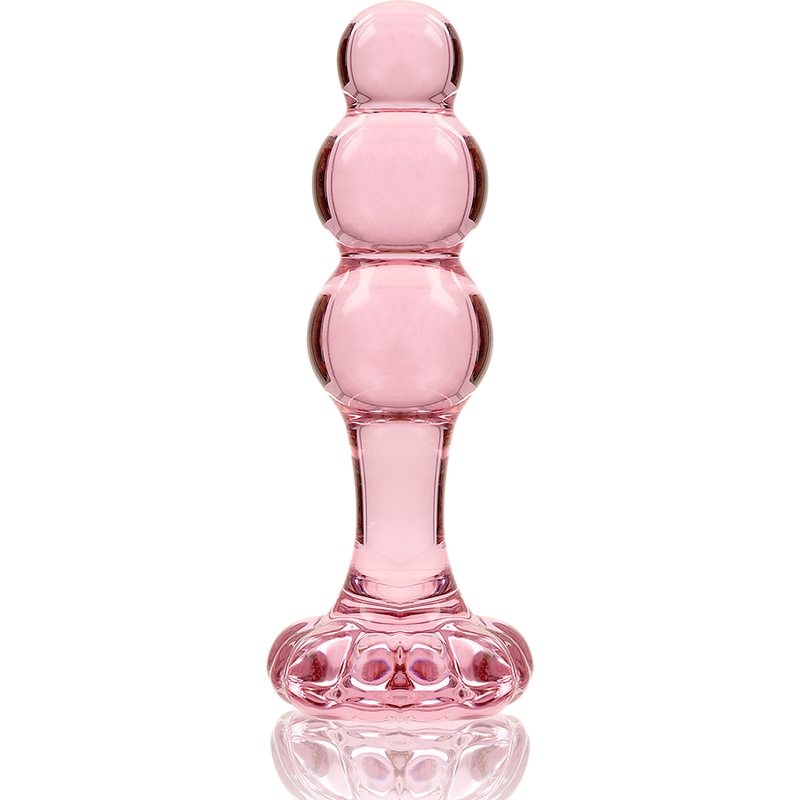 NEBULA SERIES BY IBIZA - MODELL 1 ANALPLUG BOROSILIKATGLAS ROSA 10.5 CM -O- 3 CM – Analplug Bild 9