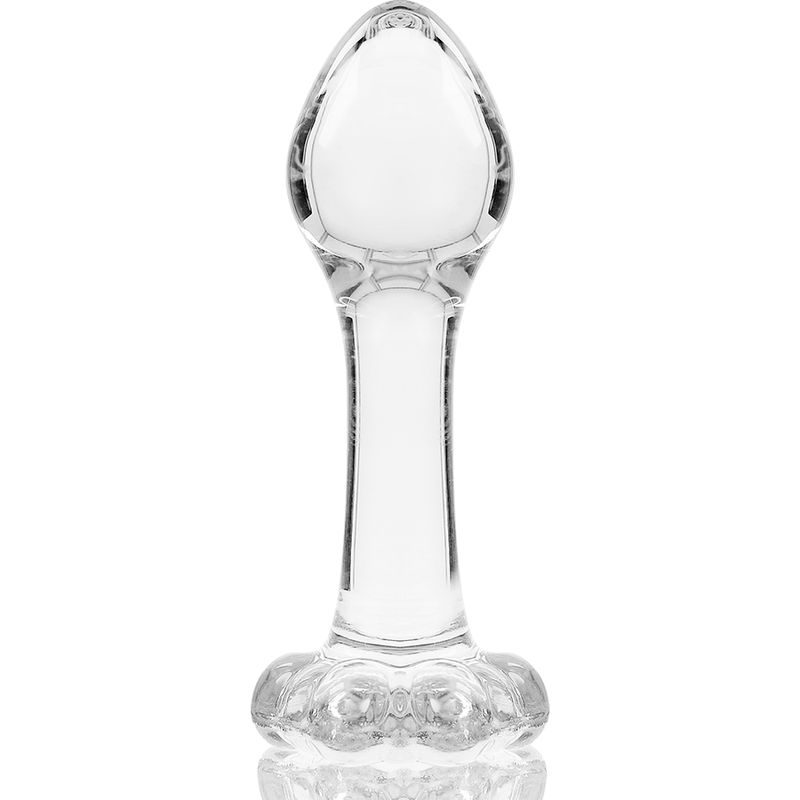 NEBULA SERIES BY IBIZA - MODELL 2 ANALPLUG BOROSILIKATGLAS KLAR 11 CM -O- 3.5 CM hochwertiges Intimtoy