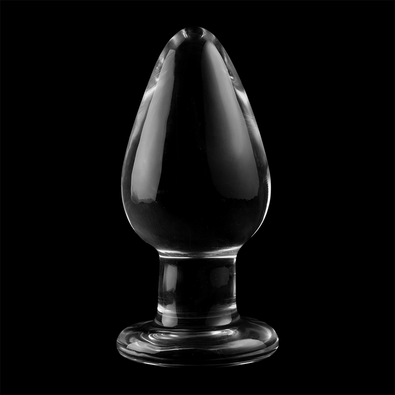 NEBULA SERIES BY IBIZA - MODELL 3 ANALPLUG BOROSILIKATGLAS TRANSPARENT 11 CM -O- 5 CM für sinnliche und diskrete Momente
