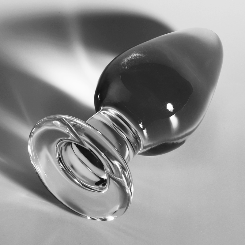 NEBULA SERIES BY IBIZA - MODELL 3 ANALPLUG BOROSILIKATGLAS TRANSPARENT 11 CM -O- 5 CM bei Secret Pulse im Erotikshop
