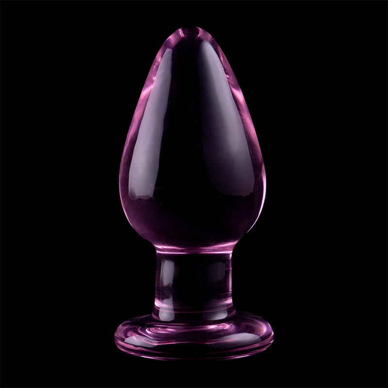 NEBULA SERIES BY IBIZA - MODELL 3 ANALPLUG BOROSILIKATGLAS ROSA 11 CM -O- 5 CM – Analplug Bild 13
