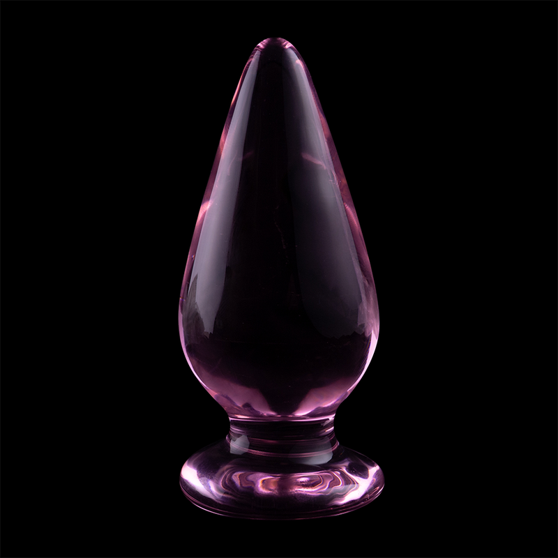 NEBULA SERIES BY IBIZA - MODELL 4 ANALPLUG BOROSILIKATGLAS ROSA 11 CM -O- 5 CM – Analplug Bild 12