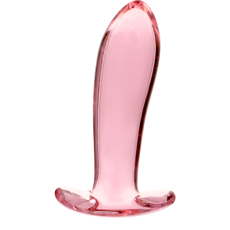 NEBULA SERIES BY IBIZA - MODELL 5 ANALPLUG BOROSILIKATGLAS ROSA 12.5 CM -O- 3.5 CM Analplug diskret online kaufen