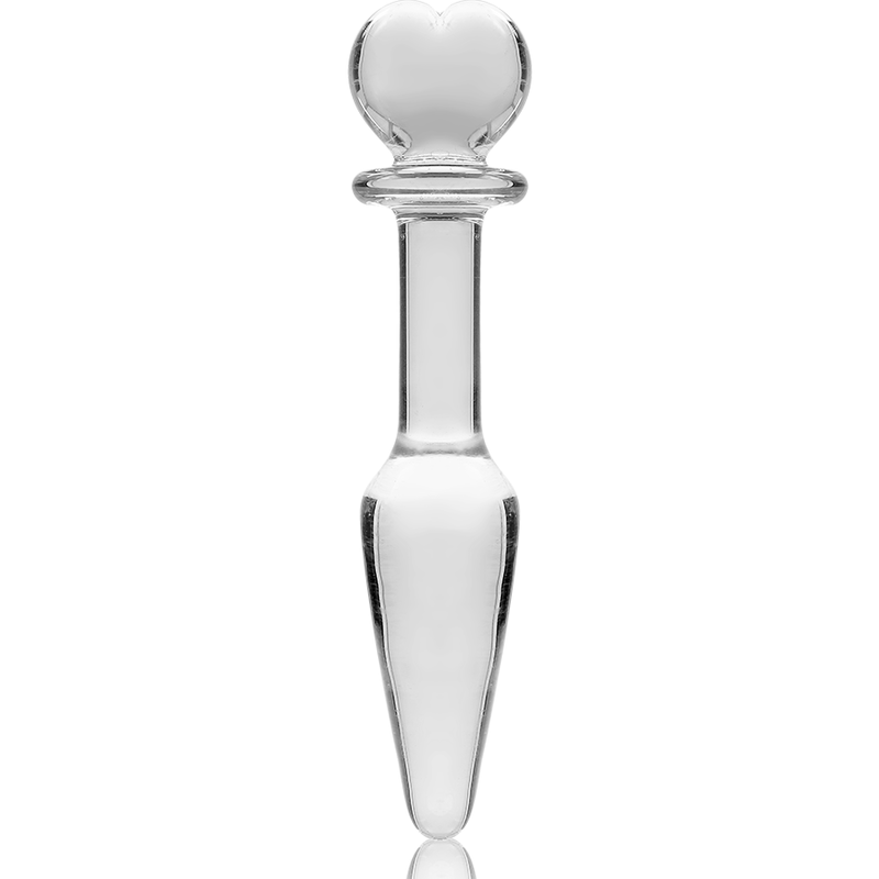 NEBULA SERIES BY IBIZA - MODEL 7 ANALPLUG BOROSILIKATGLAS KLAR 13.5 CM -O- 3 CM – Analplug Bild 9