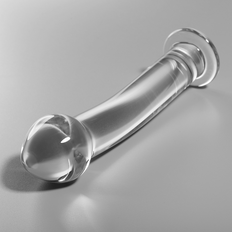 NEBULA SERIES BY IBIZA - MODELL 11 DILDO BOROSILIKATGLAS KLAR 16 CM -O- 3 CM bei Secret Pulse im Erotikshop