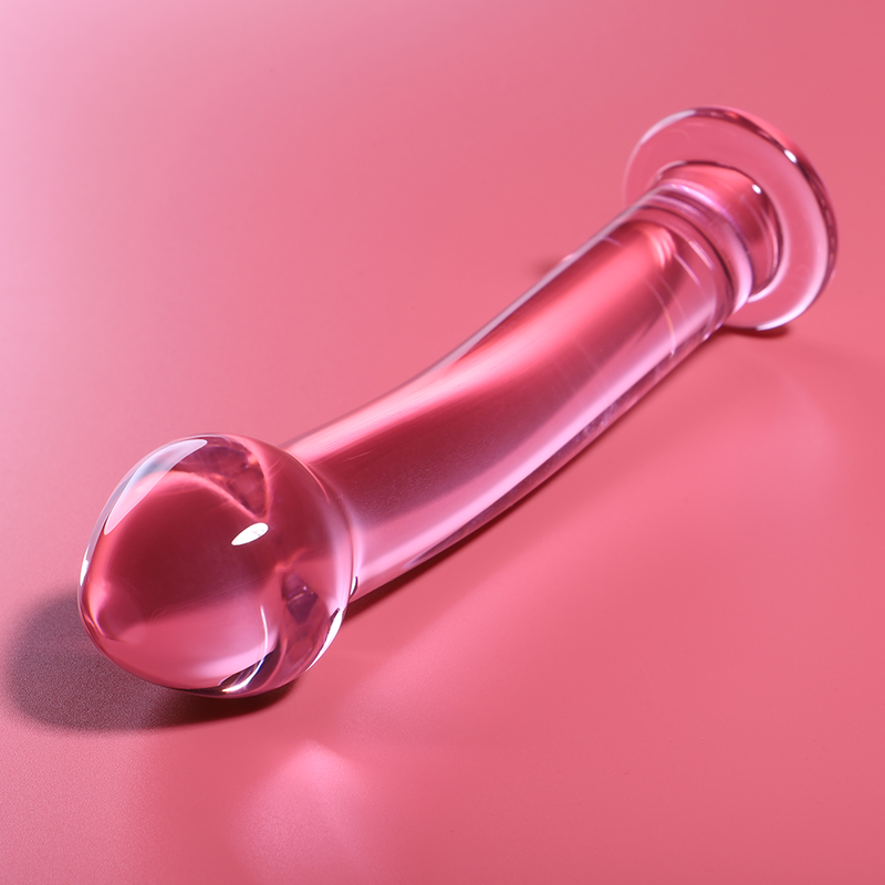NEBULA Series by Ibiza – Modell 11 Dildo aus Borosilikatglas, Rosa, 16 cm – Dildo Bild 4