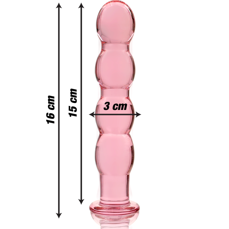 NEBULA Series by Ibiza – Modell 10 Dildo aus Borosilikatglas, Rosa, 16,5 cm – Dildo Bild 5