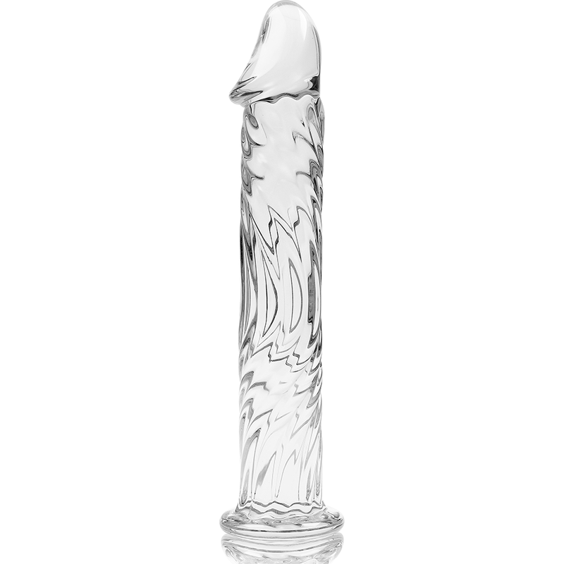 NEBULA Series by Ibiza – Modell 12 Dildo aus Borosilikatglas, Klar, 17 cm Produktansicht und Details