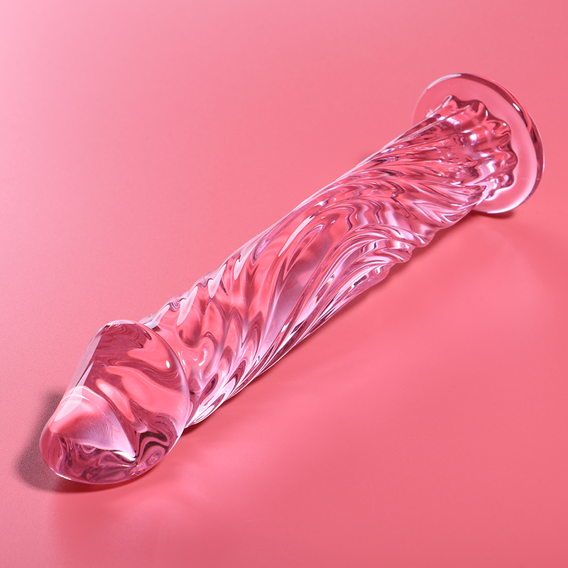 NEBULA Series by Ibiza – Modell 12 Dildo aus Borosilikatglas, Rosa, 17 cm – Dildo Bild 3