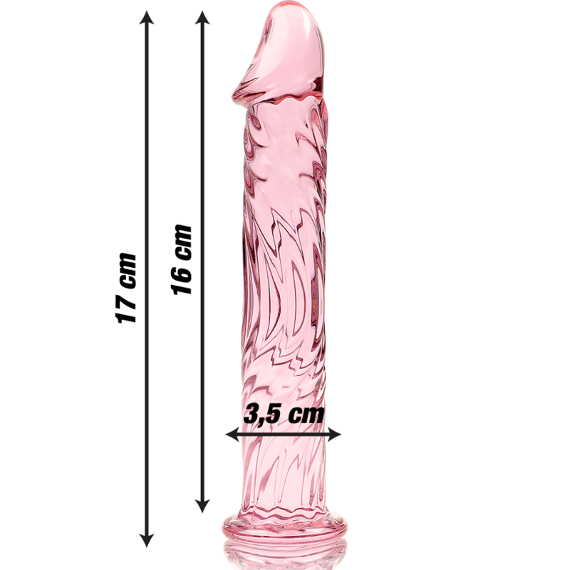 NEBULA Series by Ibiza – Modell 12 Dildo aus Borosilikatglas, Rosa, 17 cm – Dildo Bild 5