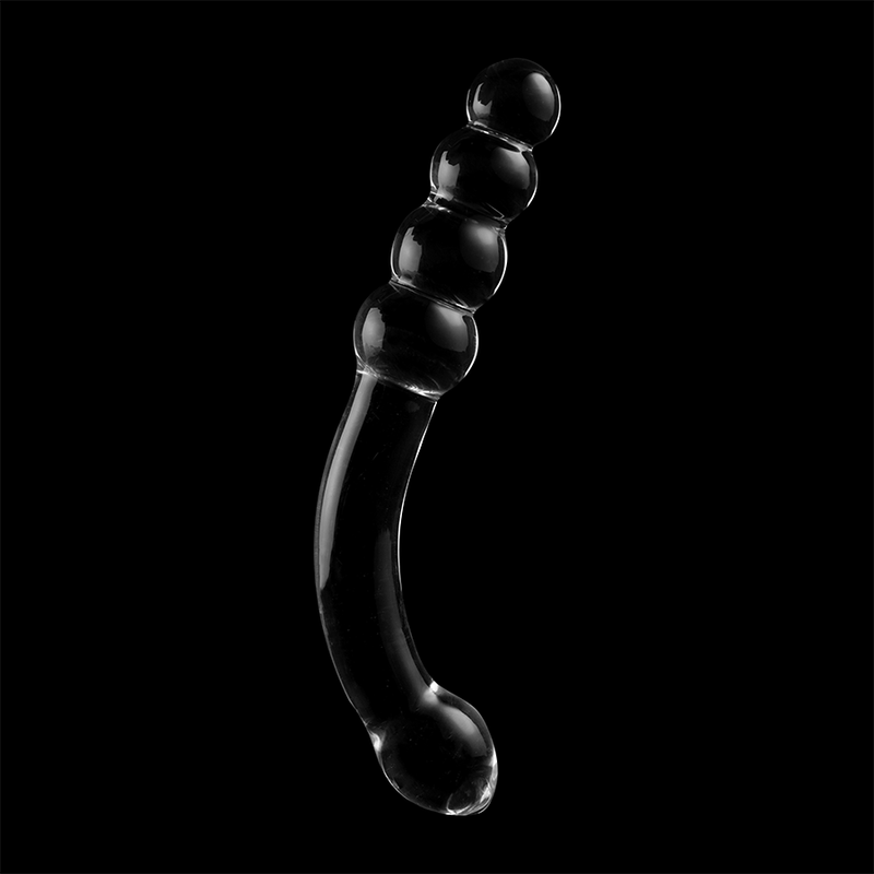 NEBULA SERIES BY IBIZA - MODELL 14 DILDO BOROSILIKATGLAS KLAR 18.5 CM -O- 3 CM – Dildo Bild 12