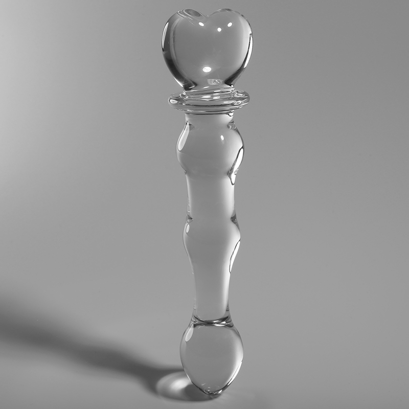NEBULA Series by Ibiza – Modell 21 Dildo aus Borosilikatglas, Klar, 20,5 cm Produktansicht und Details