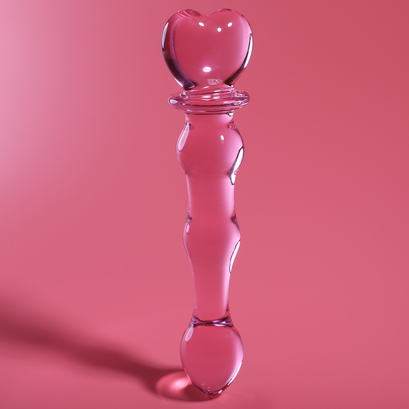 NEBULA Series by Ibiza – Modell 21 Dildo aus Borosilikatglas, Rosa, 20,5 cm – Dildo Bild 3