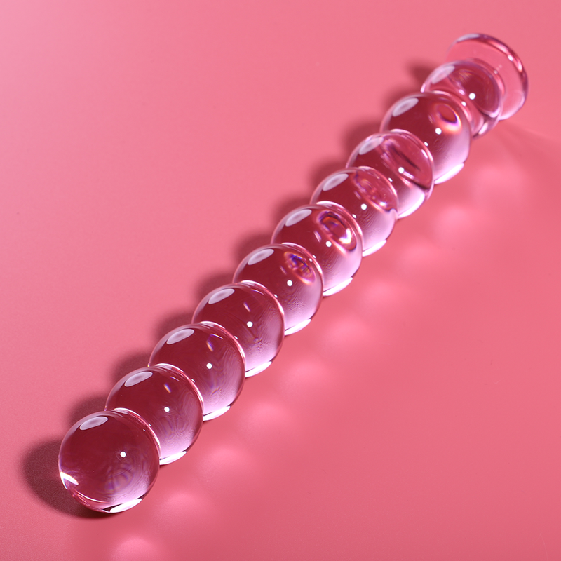 NEBULA Series by Ibiza – Modell 22 Dildo aus Borosilikatglas, Rosa, 21,5 cm – Dildo Bild 3