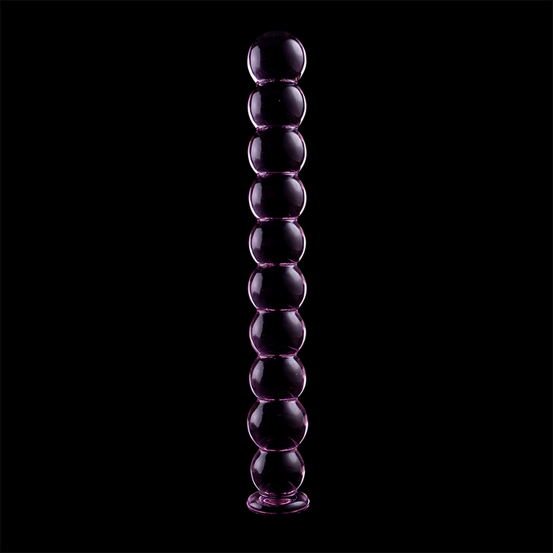 NEBULA Series by Ibiza – Modell 22 Dildo aus Borosilikatglas, Rosa, 21,5 cm – Dildo Bild 13