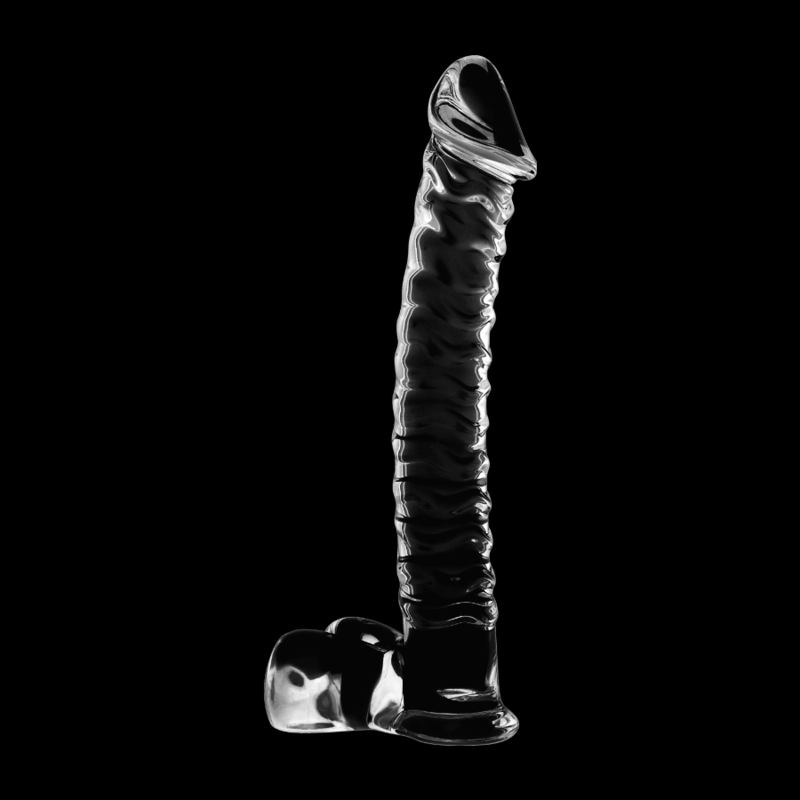 NEBULA Series by Ibiza – Modell 23 Dildo aus Borosilikatglas, Klar, 21,5 cm – Dildo Bild 12