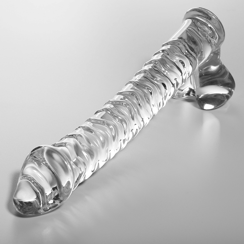 NEBULA Series by Ibiza – Modell 23 Dildo aus Borosilikatglas, Klar, 21,5 cm – Dildo Bild 3