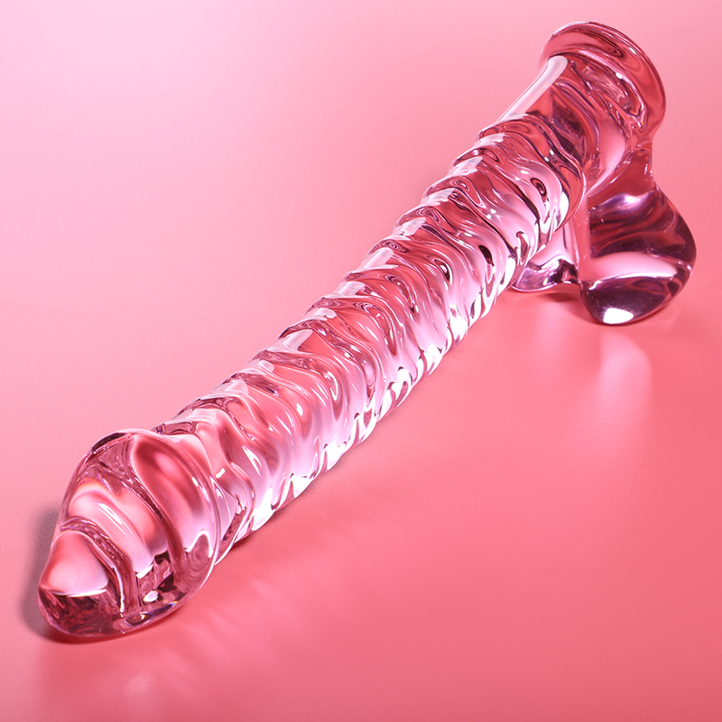 NEBULA Series by Ibiza – Modell 23 Dildo aus Borosilikatglas, Rosa – Dildo Bild 4