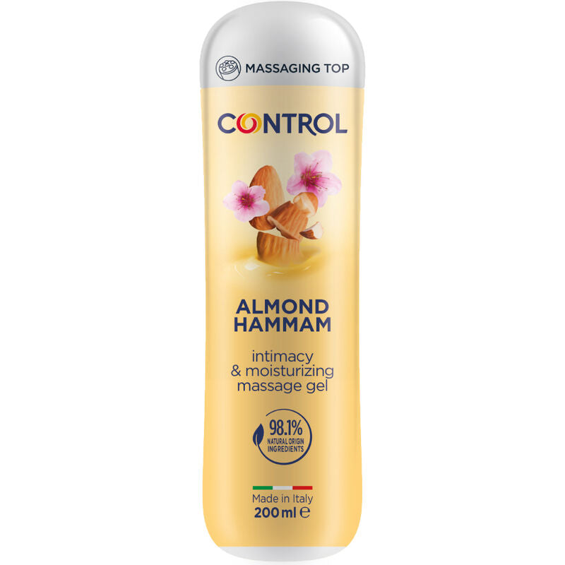 CONTROL - MANDEL HAMMAM-MASSAGEGEL 3 IN 1 200 ML für Komfort und sinnliche Anwendung
