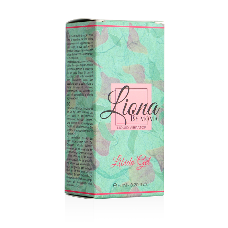 LIONA BY MOMA - FLÜSSIGER VIBRATOR LIBIDO GEL 6 ML für Komfort und sinnliche Anwendung