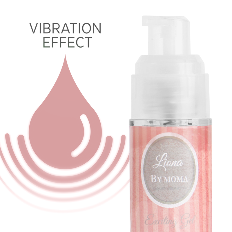 Liona by Moma Aufregendes Gel 15 ml – Flüssiger Vibrator & Stimulationsgel für Frauen für geschmeidige intime Momente