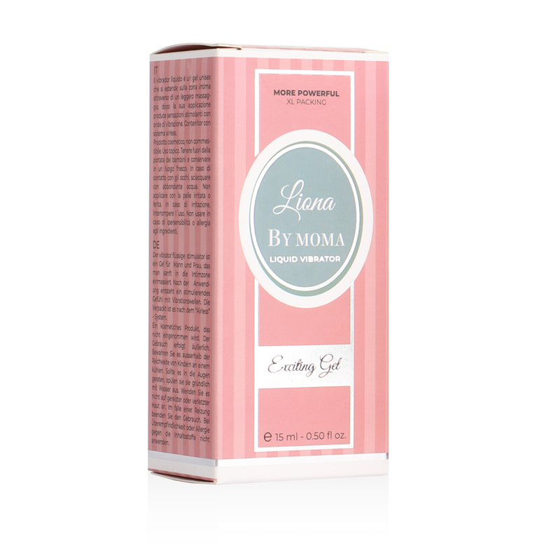 Liona by Moma Aufregendes Gel 15 ml – Flüssiger Vibrator & Stimulationsgel für Frauen für Komfort und sinnliche Anwendung