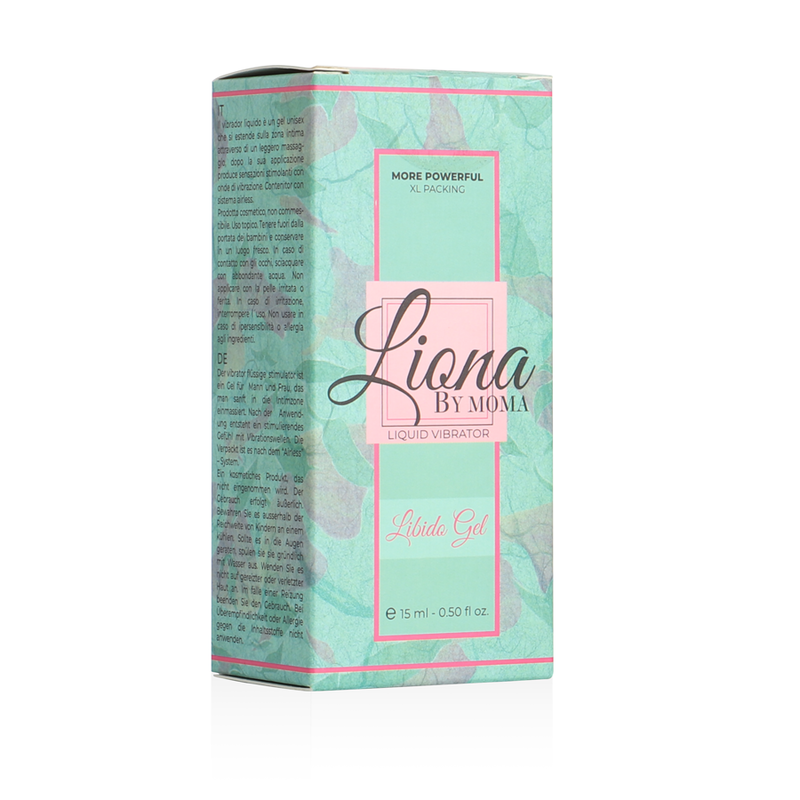 Liona by Moma Libido Gel 15 ml – Flüssiger Vibrator & Stimulationsgel für Frauen für Komfort und sinnliche Anwendung