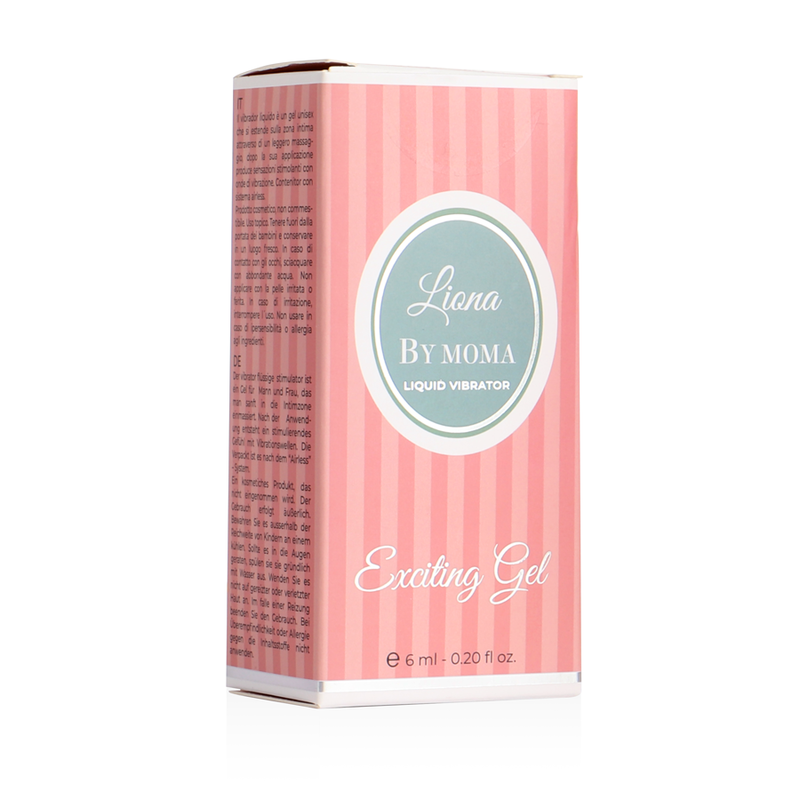 LIONA BY MOMA - FLÜSSIGER VIBRATOR AUFREGENDES GEL 6 ML für Komfort und sinnliche Anwendung