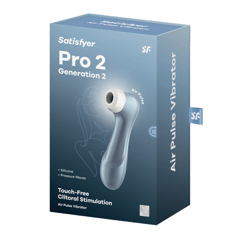 SATISFYER - PRO 2 LUFTPULSSTIMULATOR BLAU für intensive Stimulation und Self-Love