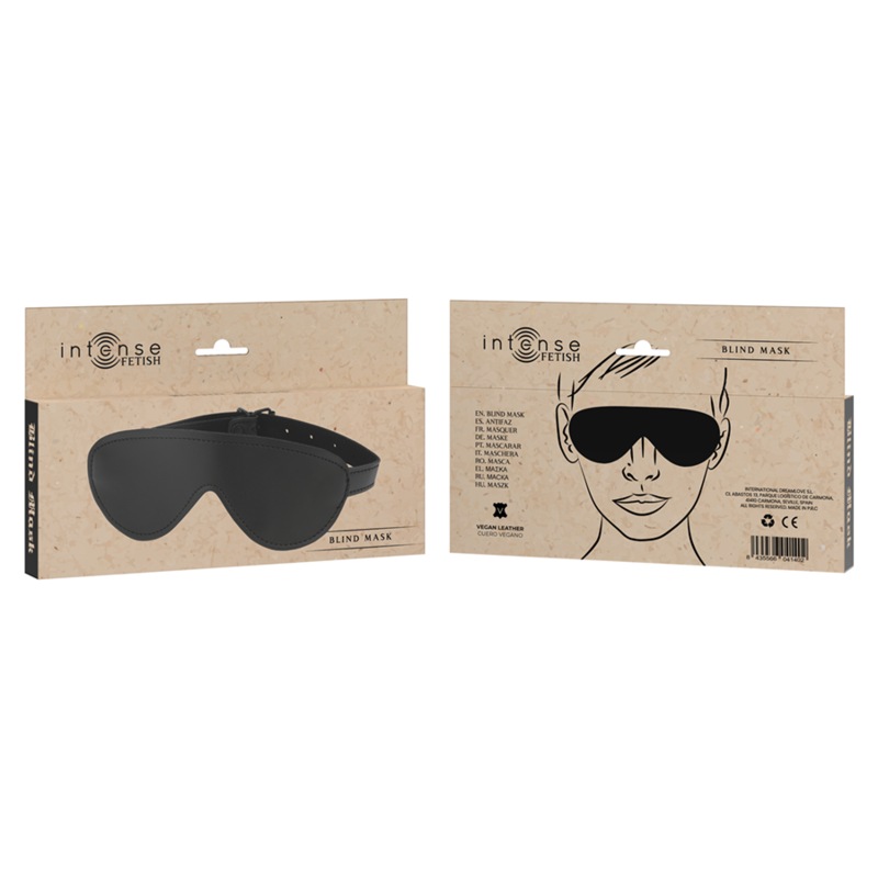 INTENSE - FETISH VEGANE BLINDMASKE für sinnliche und diskrete Momente