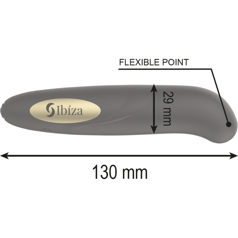 IBIZA - KLITERSTIMULATOR USB-LADEGERT 10 VIBRATIONSMODI GOLDEN 13 X 2,9 Vibrator diskret online kaufen