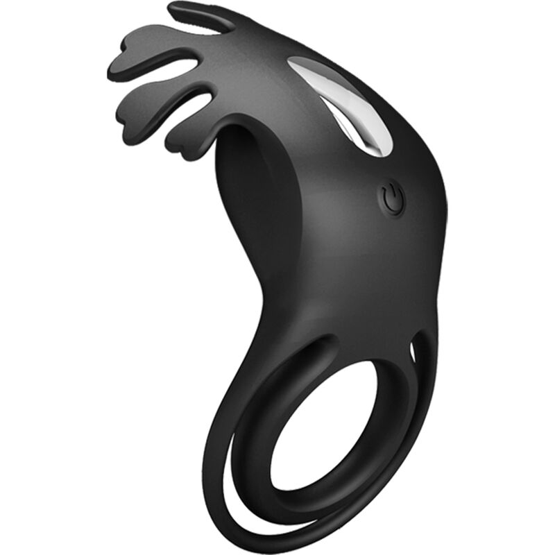 PRETTY LOVE - RUBEN VIBRATORRING 7 VIBRATIONEN SCHWARZES SILIKON – Vibrator Bild 4