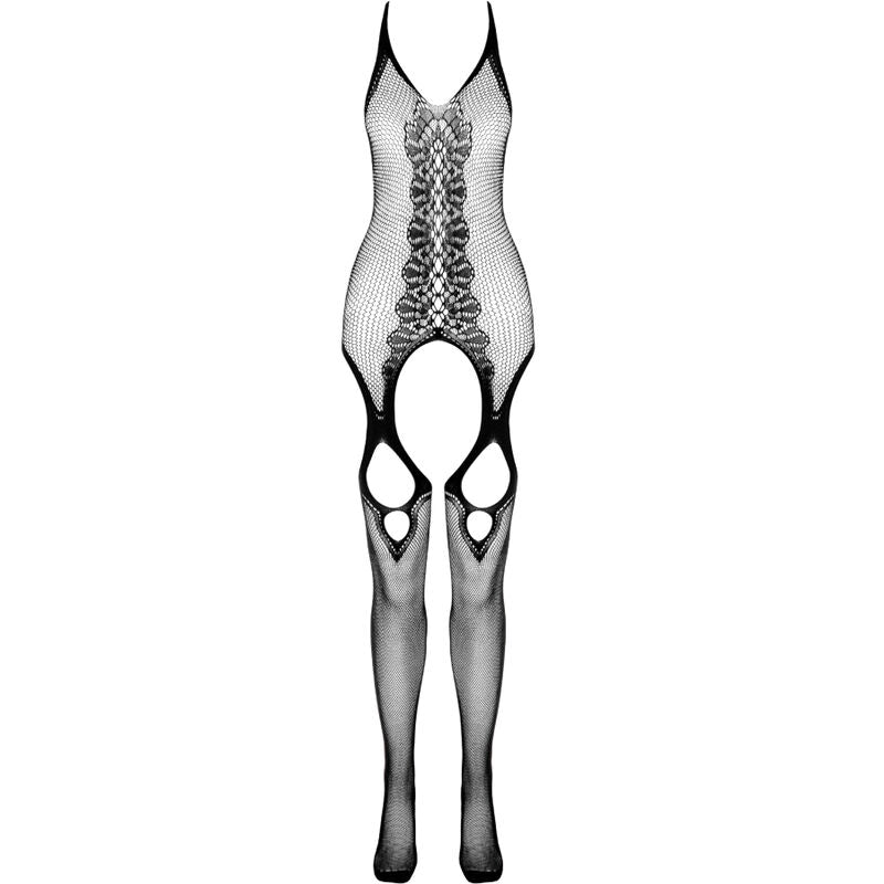 PASSION - ECO COLLECTION BODYSTOCKING ECO BS013 SCHWARZ Dessous-Body diskret online kaufen