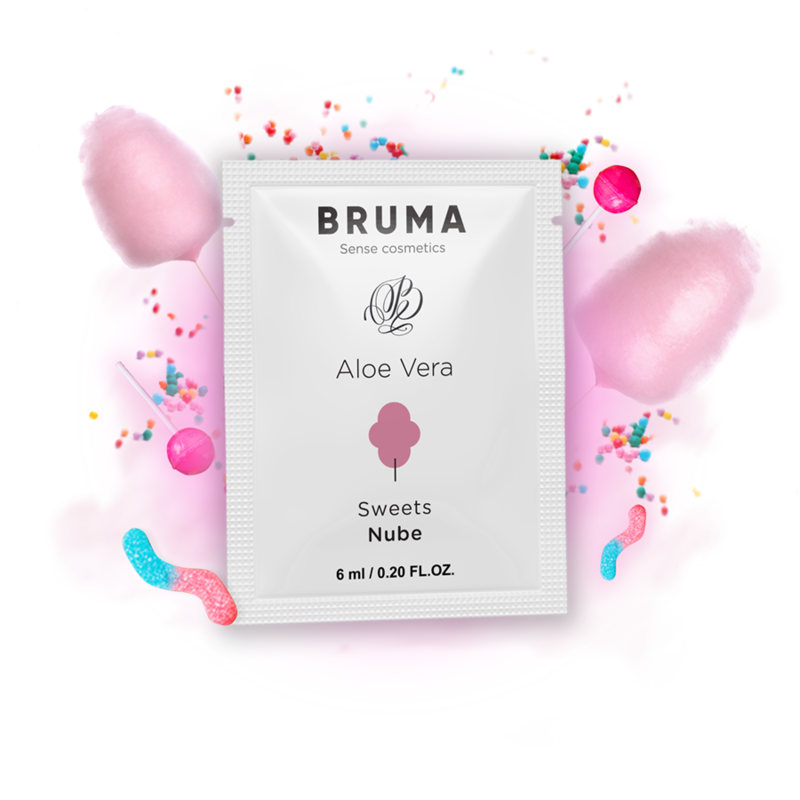 BRUMA - ALOE VERA GLEITGEL ZUCKERWATTE GESCHMACK 6 ML – Gleitgel Bild 4