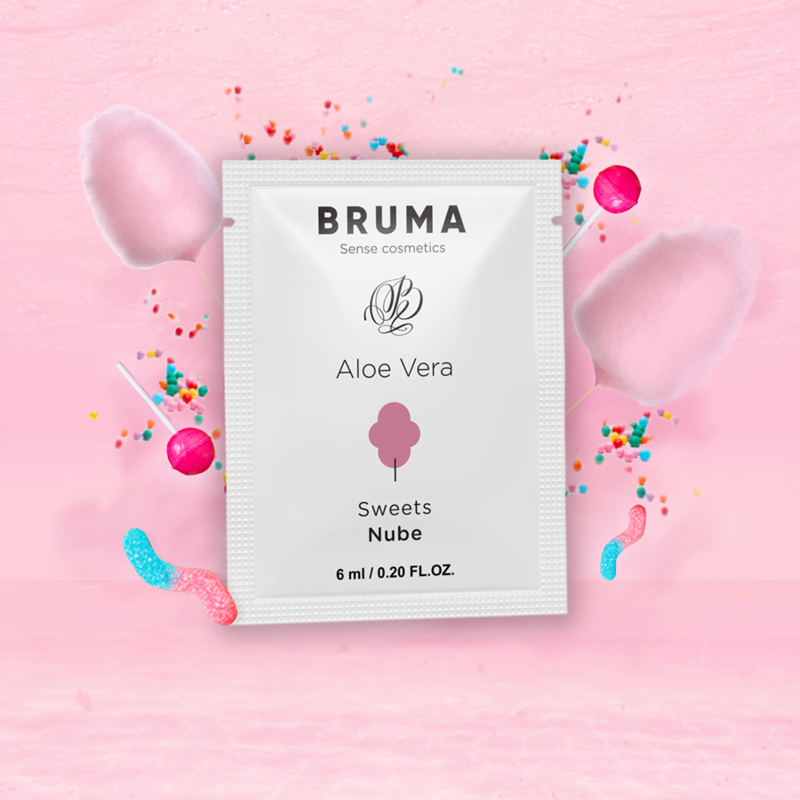BRUMA - ALOE VERA GLEITGEL ZUCKERWATTE GESCHMACK 6 ML – Gleitgel Bild 8