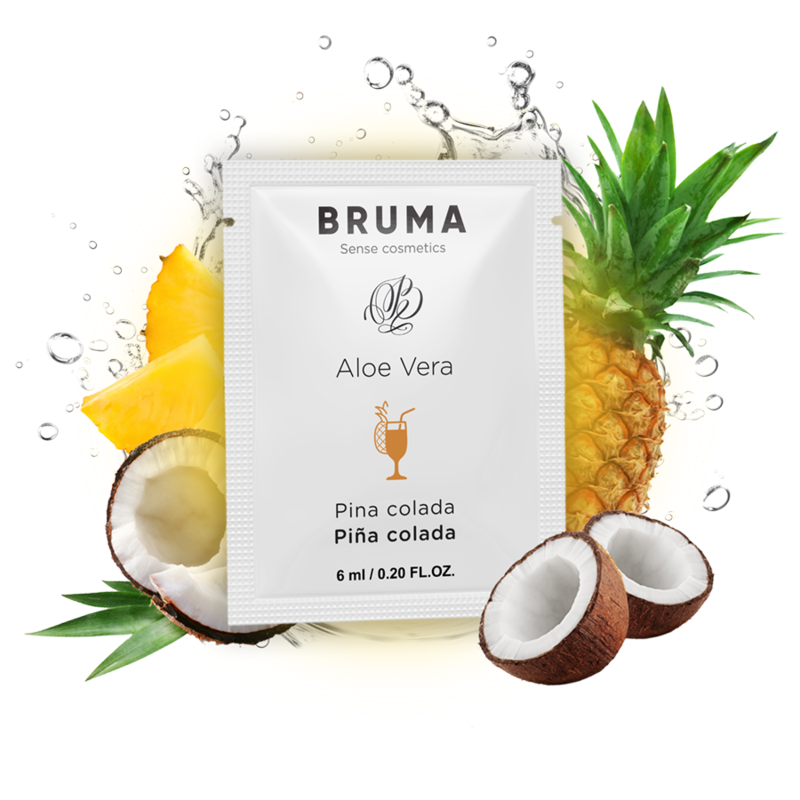 BRUMA - ALOE VERA GLEITGEL PINA COLADA GESCHMACK 6 ML – Gleitgel Bild 3