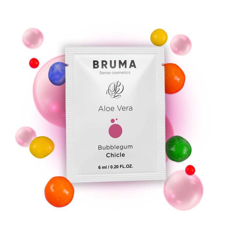BRUMA - ALOE VERA GLEITGEL BUBBLEGUM GESCHMACK 6 ML – Gleitgel Bild 4