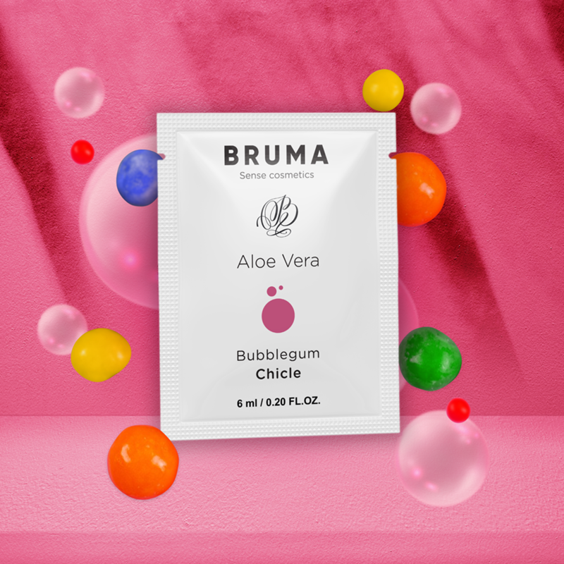 BRUMA - ALOE VERA GLEITGEL BUBBLEGUM GESCHMACK 6 ML – Gleitgel Bild 5