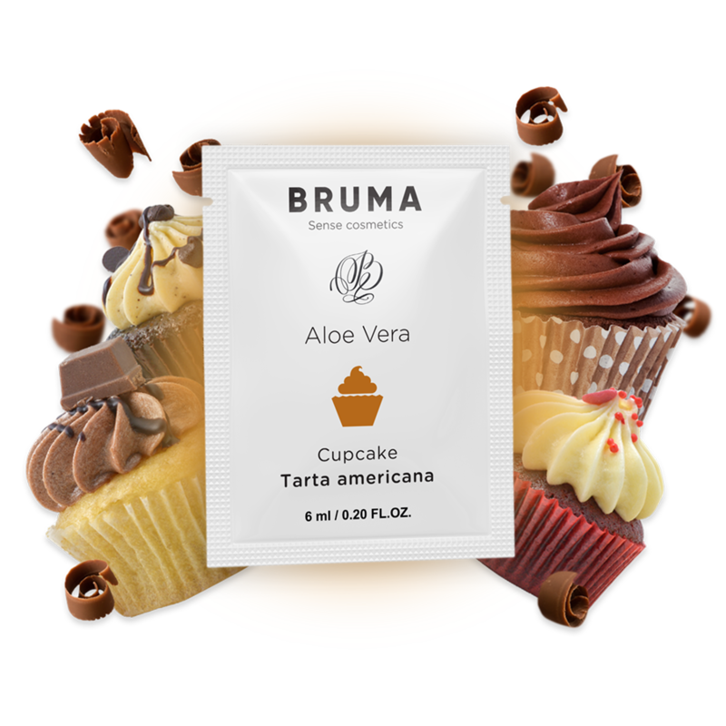 BRUMA - ALOE VERA GLEITGEL CUPCAKE-GESCHMACK 6 ML – Gleitgel Bild 2