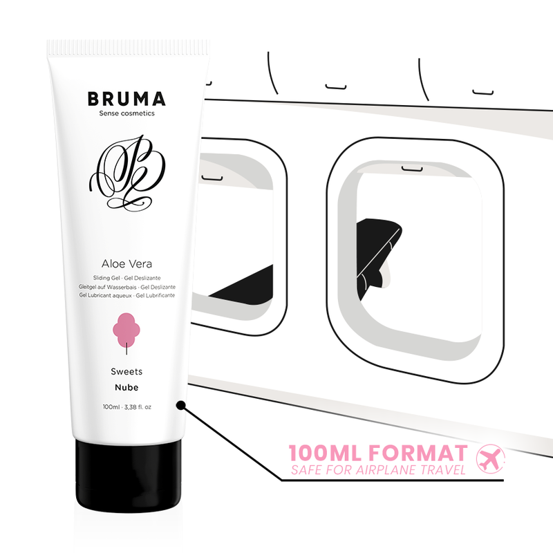 BRUMA - ALOE VERA GLEITGEL ZUCKERWATTE GESCHMACK 100 ML – Gleitgel Bild 8